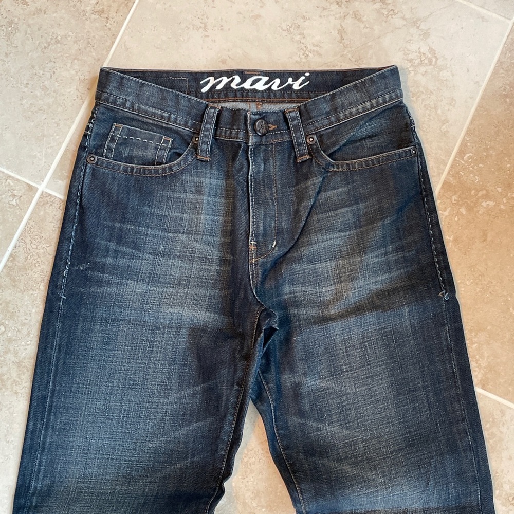 EUC Designer Mavi Dark denim jeans. Boys Size 20